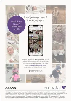 Prénatal - Folder - Voorbeeld van een folder van Prénatal, geldig van 22.12.2025 | Pagina: 36 | Producten: Kan, Cadeaubon
