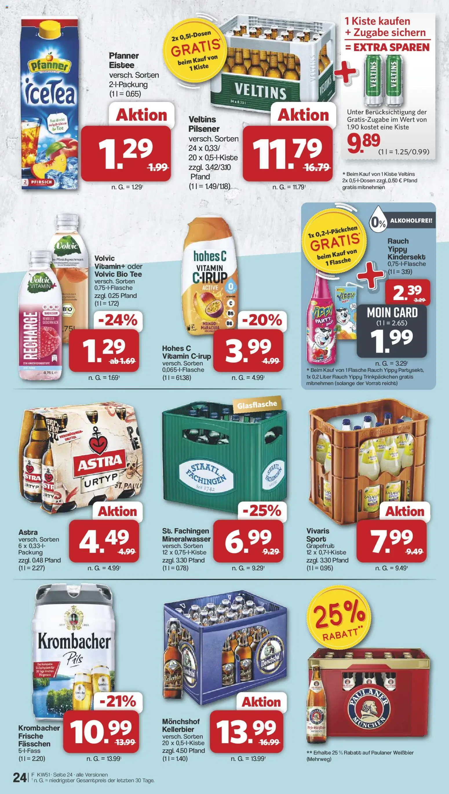Famila Nordwest - Markt - Angebote – gültig ab 14.12.2025 | Seite: 26 | Produkte: Astra, Mineralwasser, Krombacher, Veltins