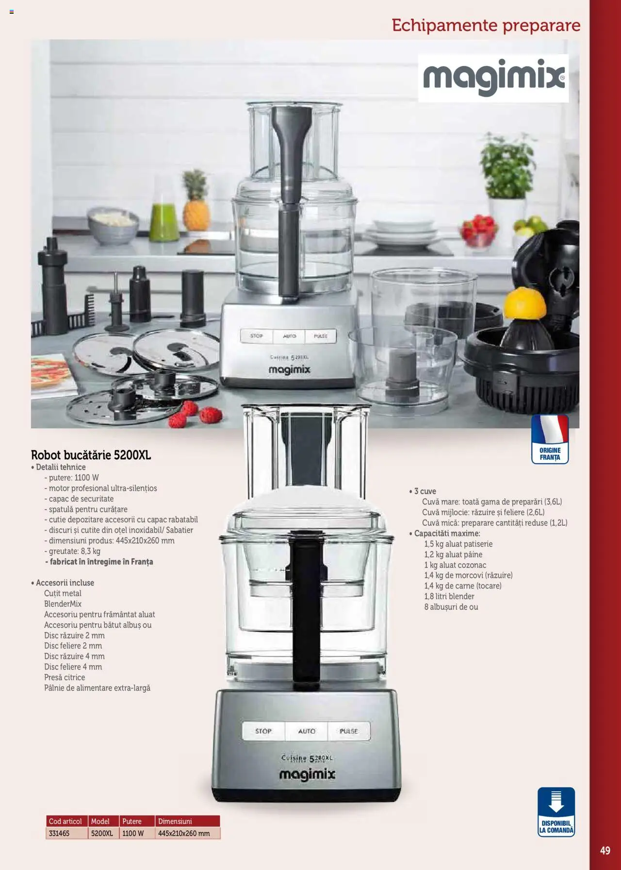 Noul catalog Metro – valabil de la 17.09.2025 | Pagină: 49 | Produse: Blender, Robot, Cuțit, Pâine