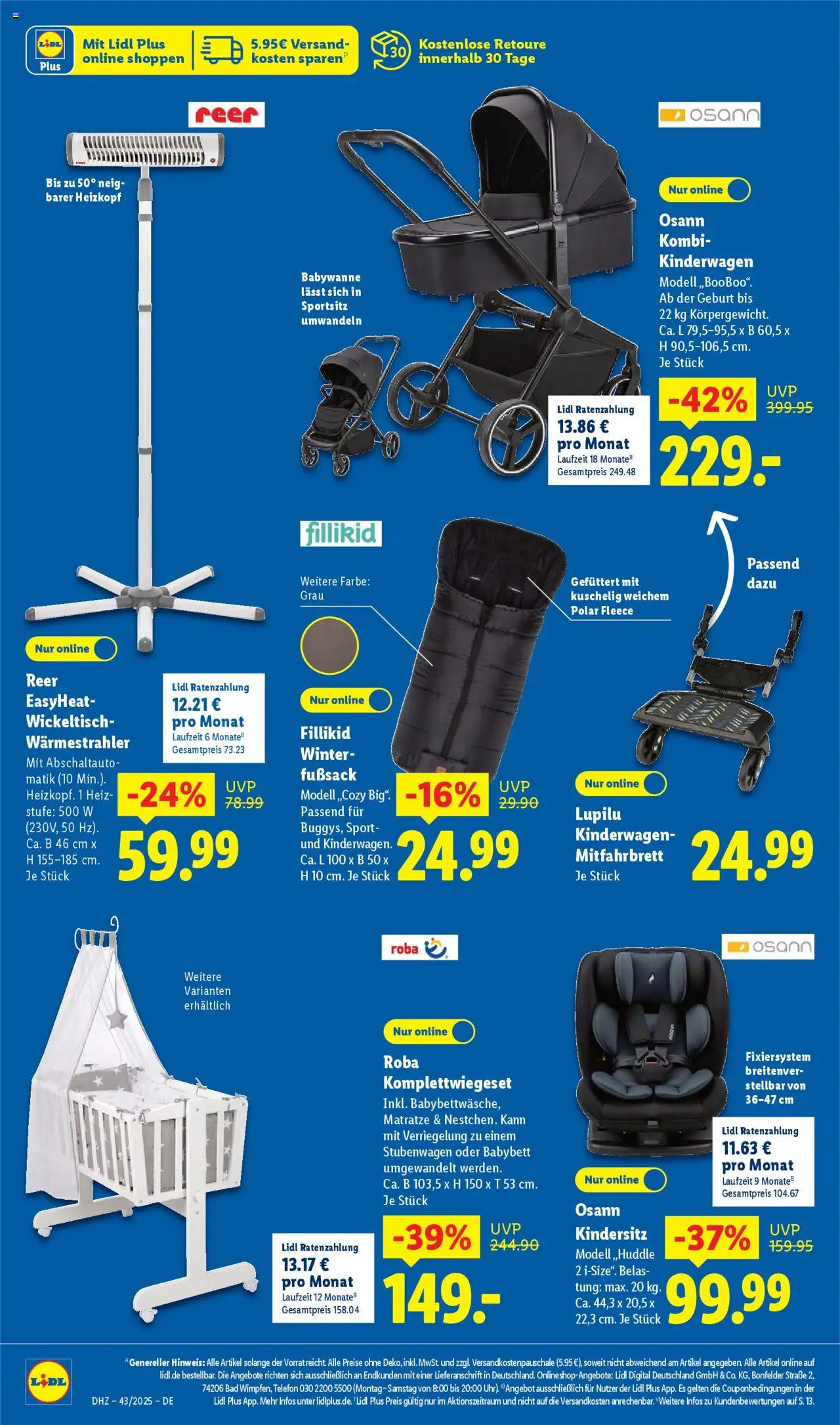 Lidl - Prospekt – gültig ab 20.10.2025 | Seite: 52 | Produkte: Matratze, Babybett, Wickeltisch, Bad