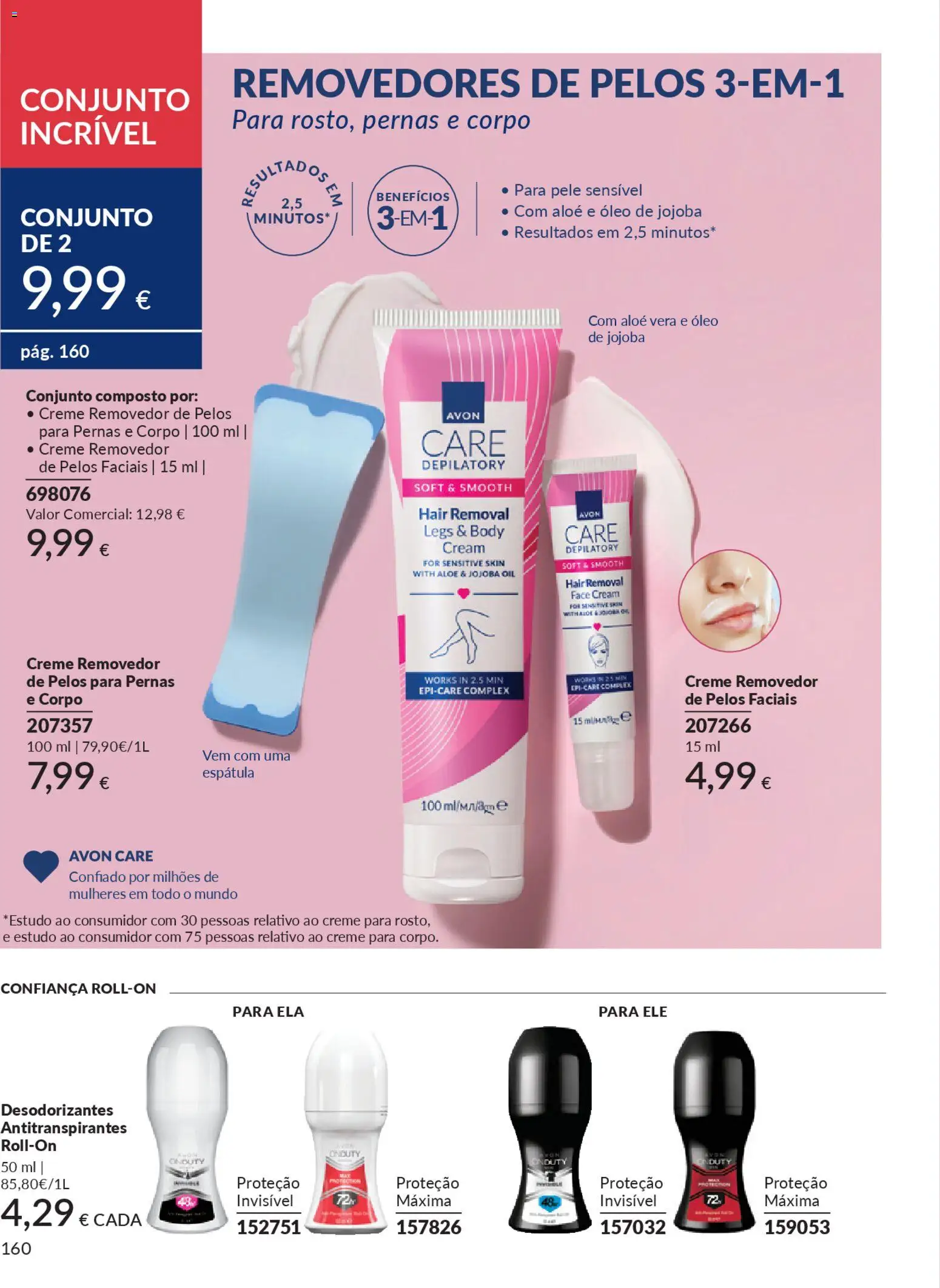 Catálogo Avon Campanha 2 │ válido de 01.02.2026 | Página: 170 | Produtos: Espátula, Removedor de pelos, Óleo, Creme