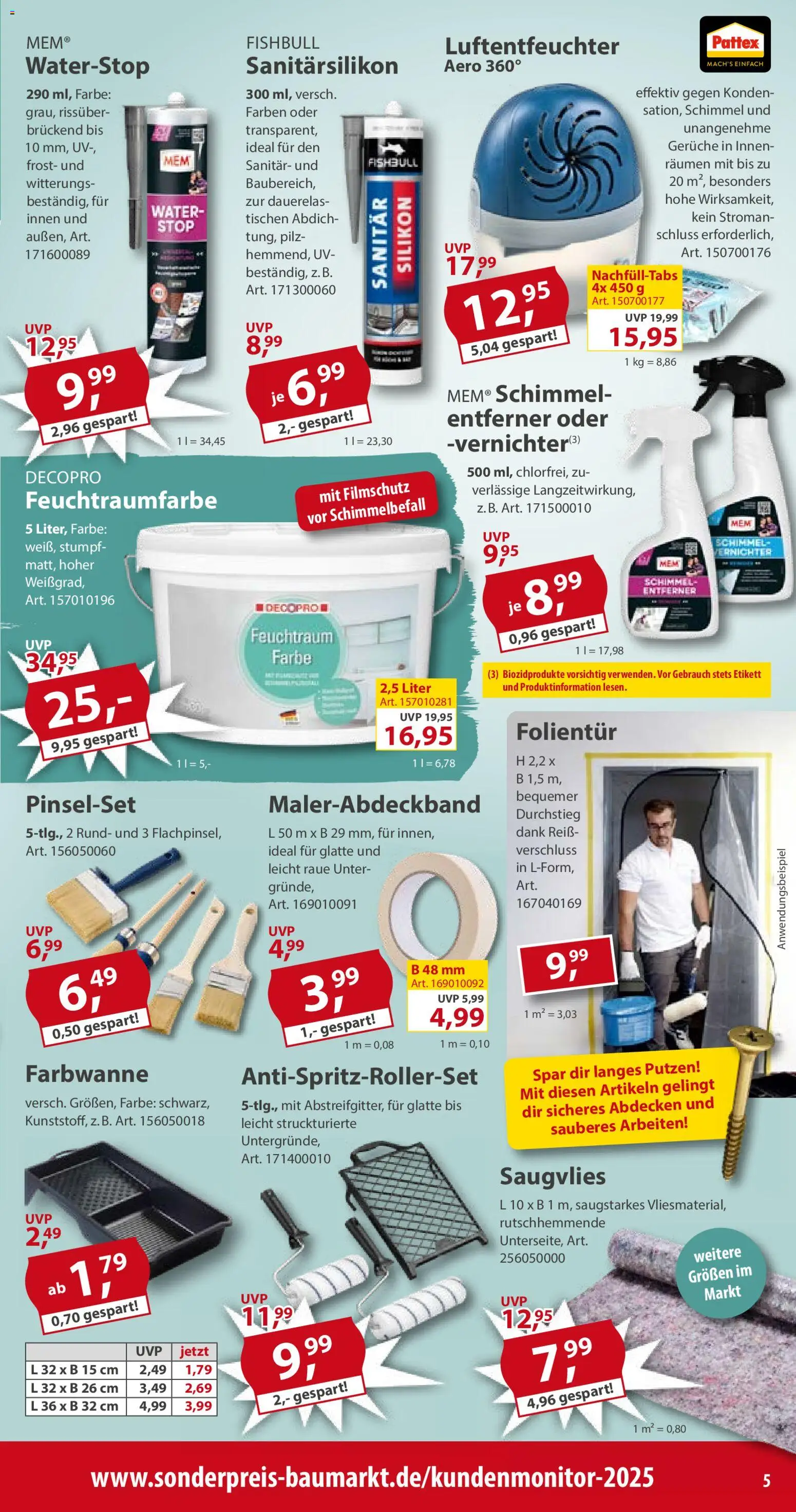Sonderpreis Baumarkt Prospekt 	 – gültig ab 01.11.2025 | Seite: 5