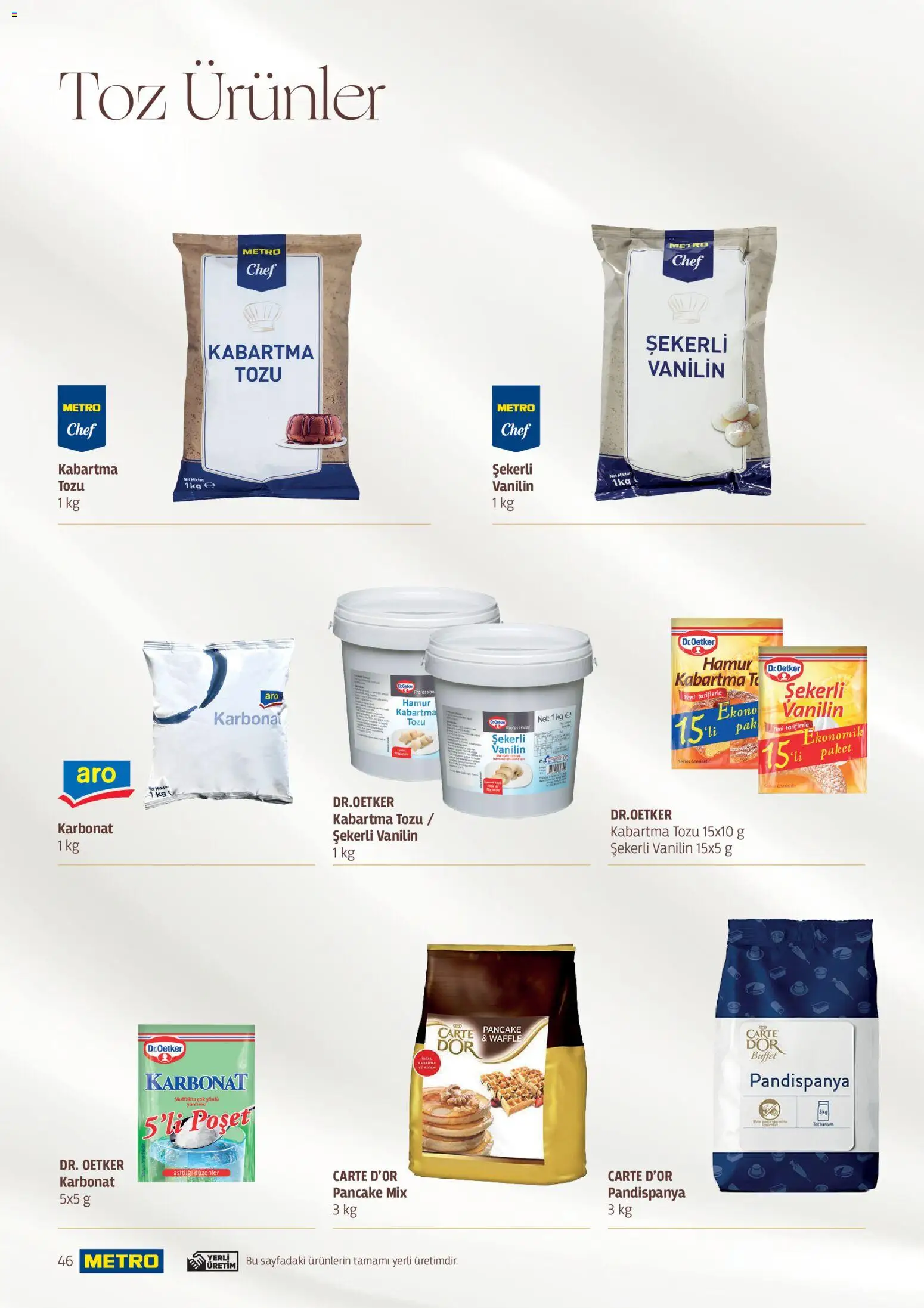 Metro - Pastacılık Kataloğu - 06.04.2026 tarihinden itibaren geçerlidir | Sayfa: 46