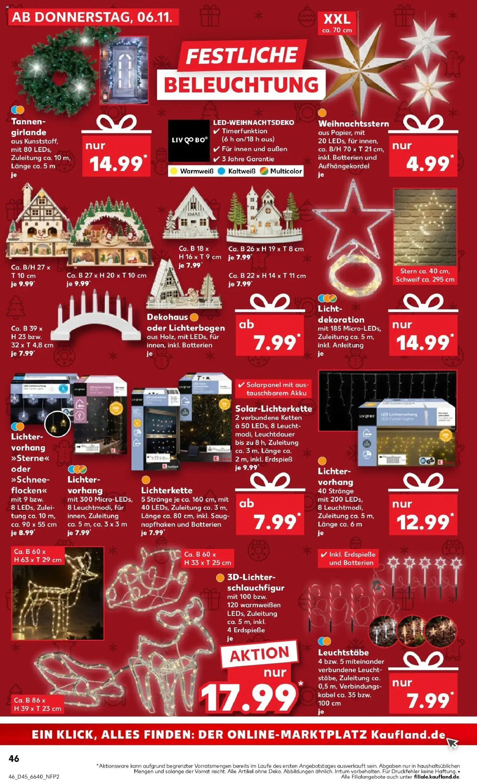 Kaufland prospekt Steinheim An Der Murr	 – gültig ab 10.11.2025 | Seite: 46 | Produkte: Kabel, Batterien, String, Vorhang