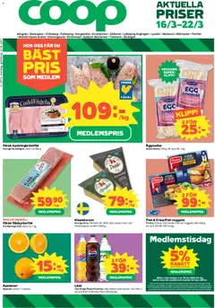Coop erbjudanden - Förhandsvisning av reklamblad från butik Coop aktuell från 16.03.2026