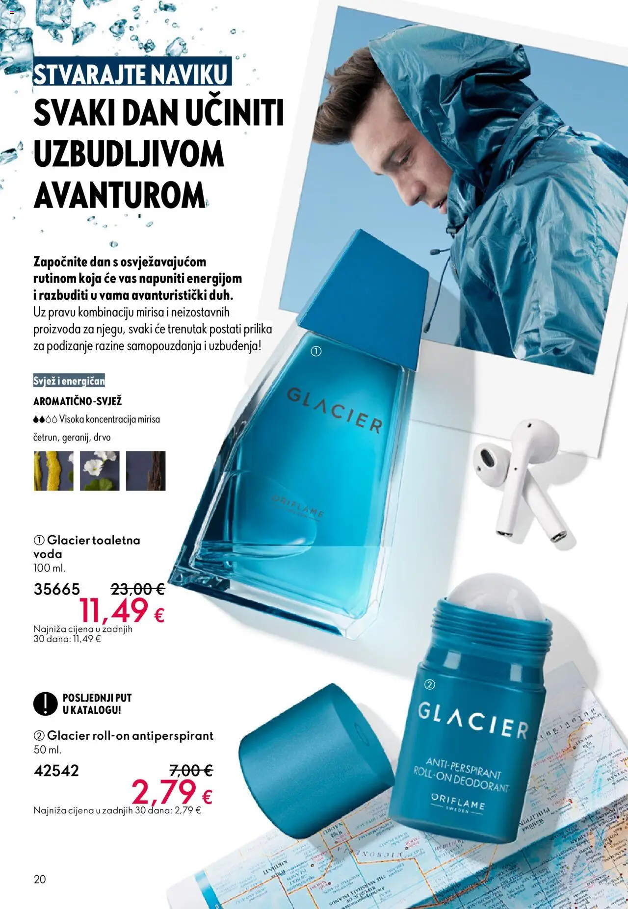 Oriflame katalog | vrijedi od 08.10.2025 | Stranica: 20 | Proizvodi: Antiperspirant, Voda