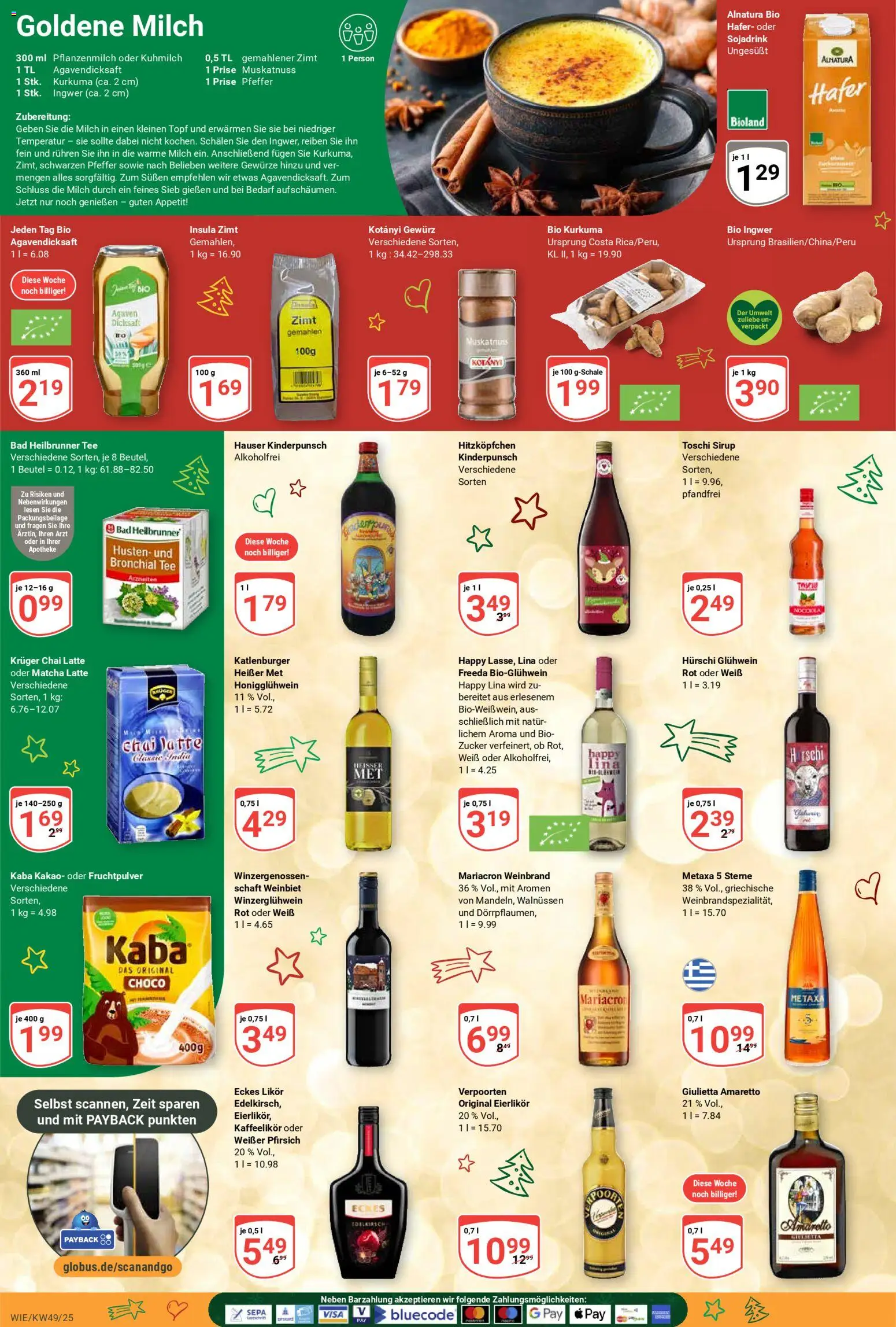 Globus prospekt Waghäusel-Wiesental	 – gültig ab 01.12.2025 | Seite: 21 | Produkte: Likör, Mariacron, Gewürze, Saft