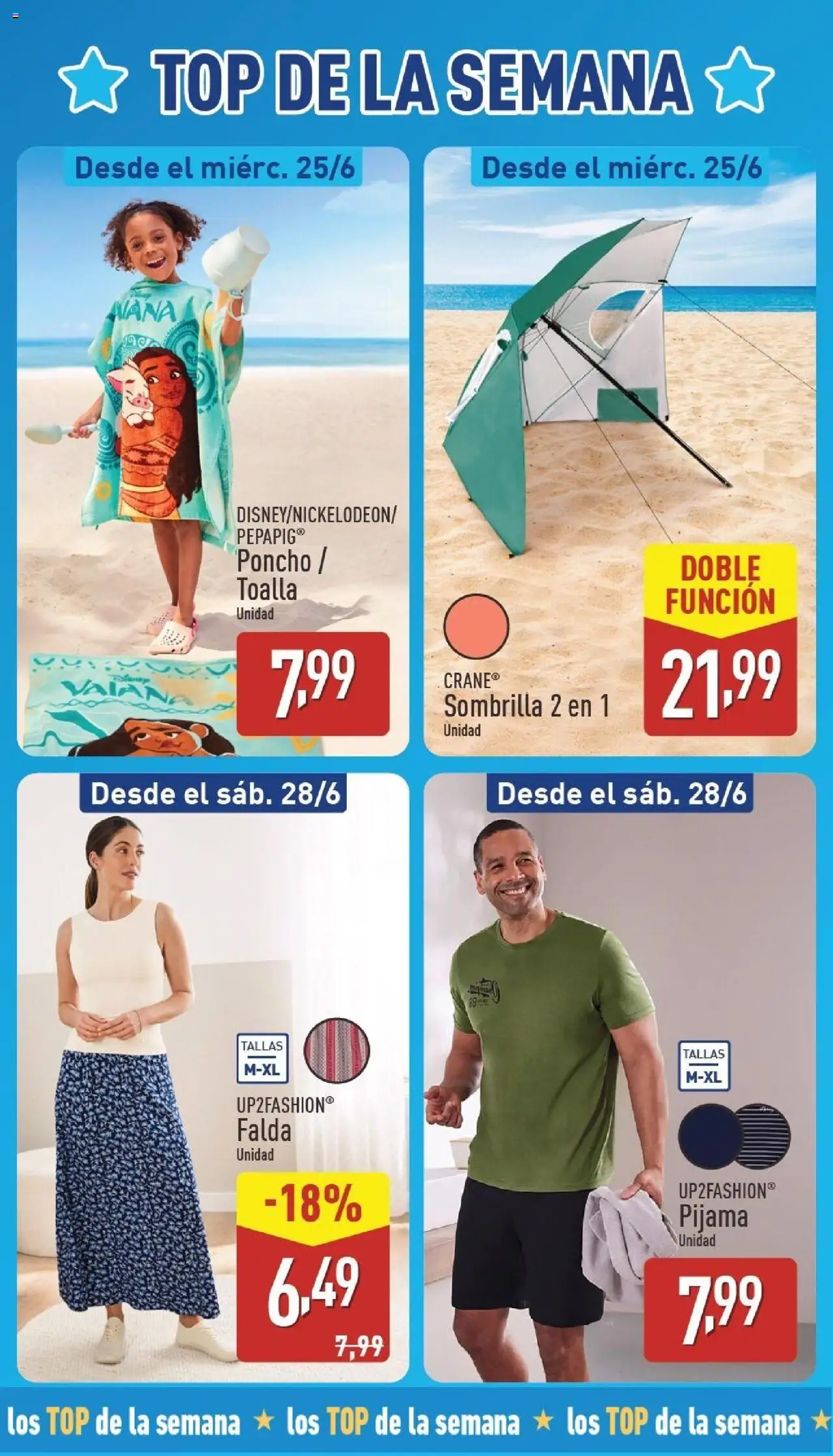 Aldi folleto Canarias │ válido desde el 23.06.2025 | Página: 3 | Productos: Pijama, Sombrilla