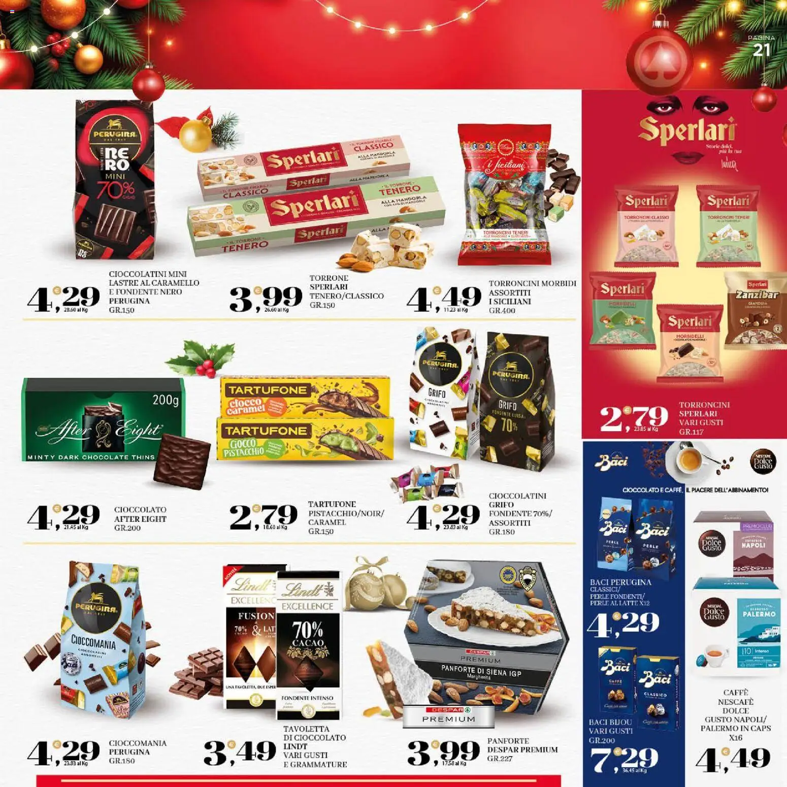 Volantino Eurospar del 08.12.2025 | Pagina: 21 | Prodotti: Cioccolato, Latte, Cacao, Torroncini