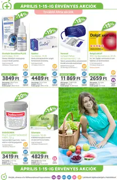 Alma Gyógyszertárak akciós újság - amely érvényes a következő dátumtól: 01.04.2026 | Oldal: 18