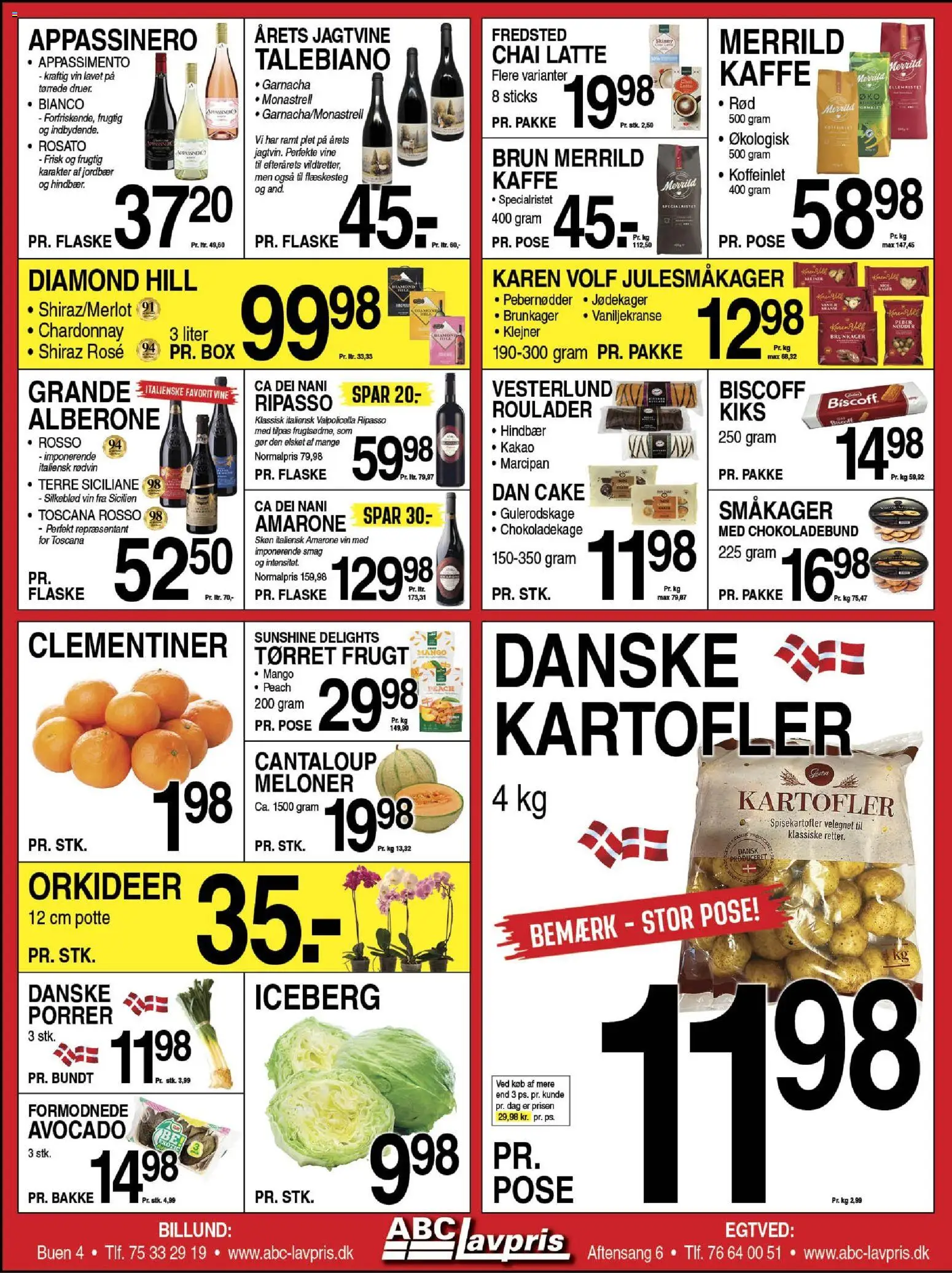 Abc Lavpris tilbudsavis – gyldig fra 05.11.2025 | Side: 3 | Produkter: Småkager, Peber, Hindbær, Søm