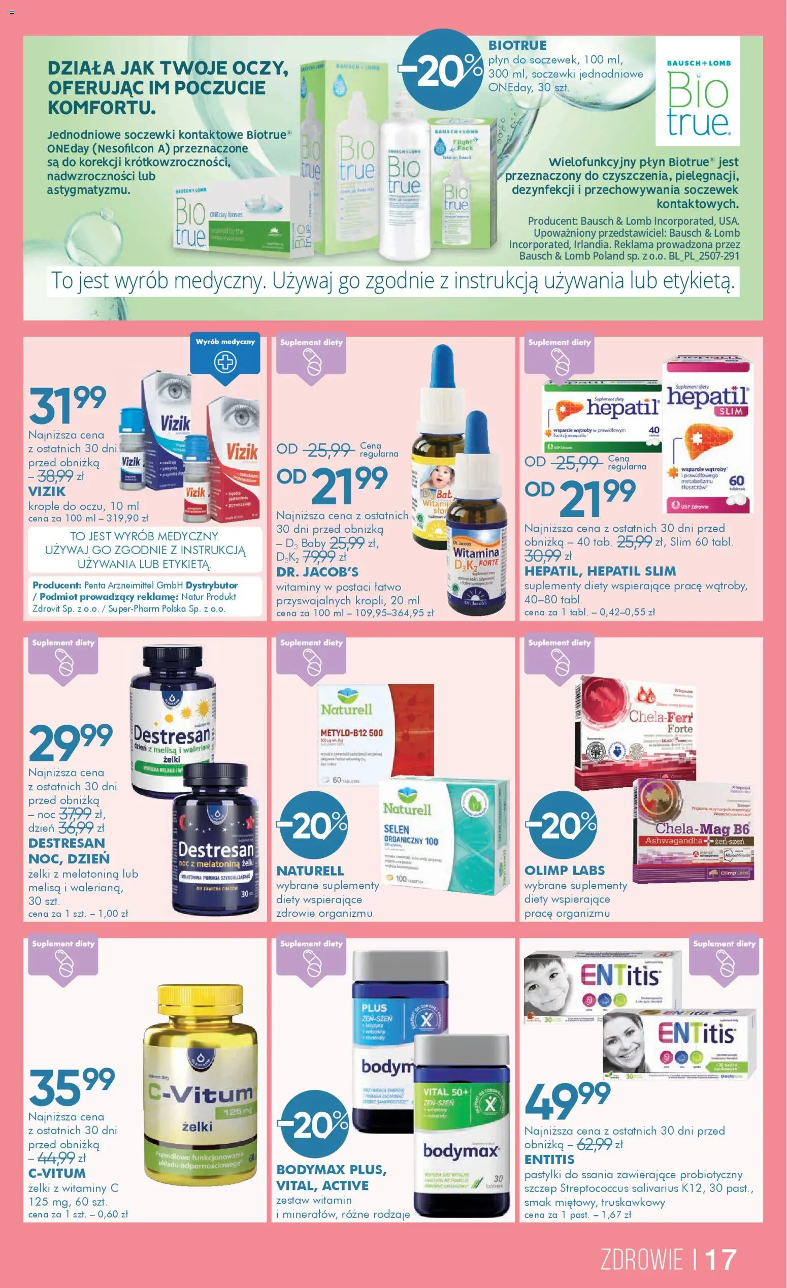 Super-pharm gazetka od 18.03.2026 | Strona: 17 | Produkty: Żelki, Melisa