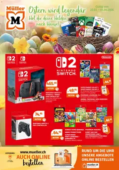 Müller aktionen Tolle Angebote zu Ostern entdecken ab 22.03.2026 gültig