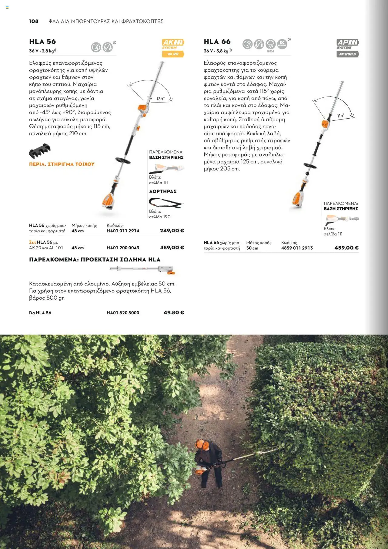 Stihl Κατάλογος 2025 – σε ισχύ από 13.01.2025 | Σελίδα: 108