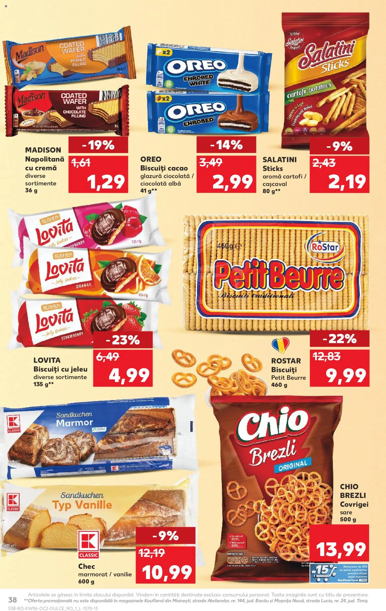 Noul catalog Kaufland – valabil de la 04.02.2026 | Pagină: 38 | Produse: Cașcaval, Cacao, Cartofi, Sare