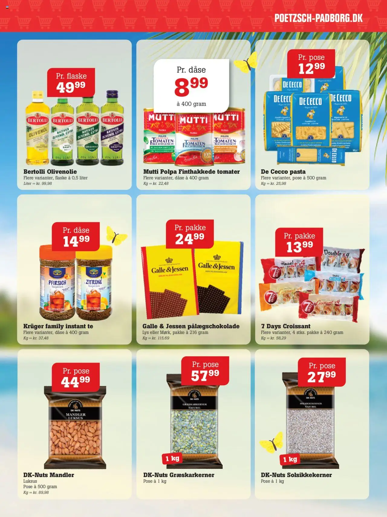 Poetzsch Padborg Tilbudsavis gyldig fra 26.06.2025 | Side: 4 | Produkter: Tomater, Pasta, Mandler, Pålægschokolade