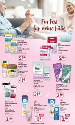 Neutrogena Sofort Einziehende Fußcreme, 100 ml oder Intense Repair Cica Fußbalsam 50 ml ab 13.04.2026 gültig | Seite: 10 | Produkte: Milch, Orangen, Fußcreme, Fußmaske