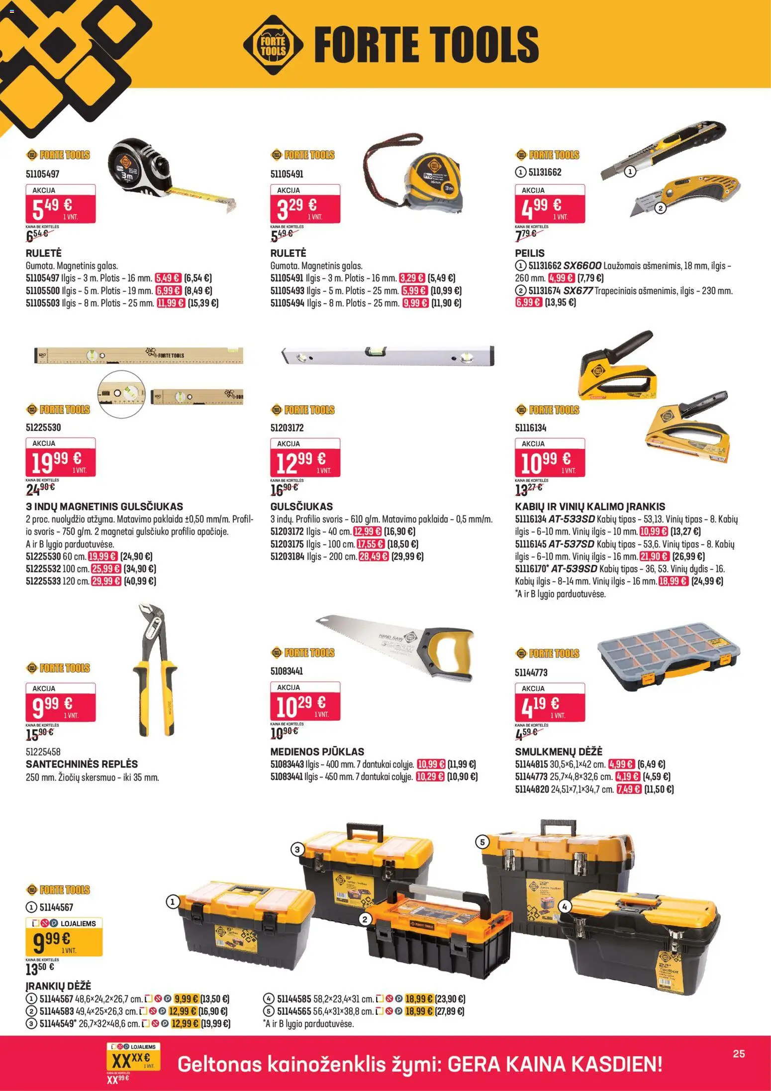 Senukai akcijos nuo 15.04.2026 | Puslapis: 25 | Prekių: Dėžė