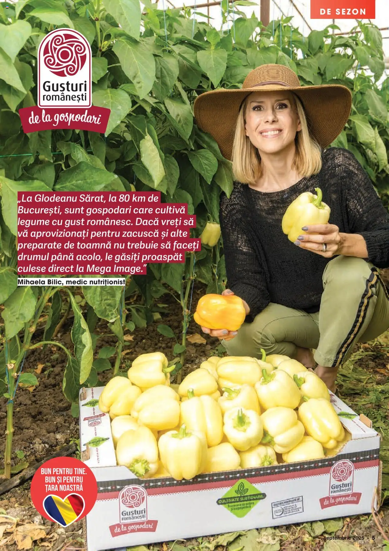 Mega Image catalog - Septembrie – valabil de la 28.08.2025 | Pagină: 5 | Produse: Zacuscă, Legume