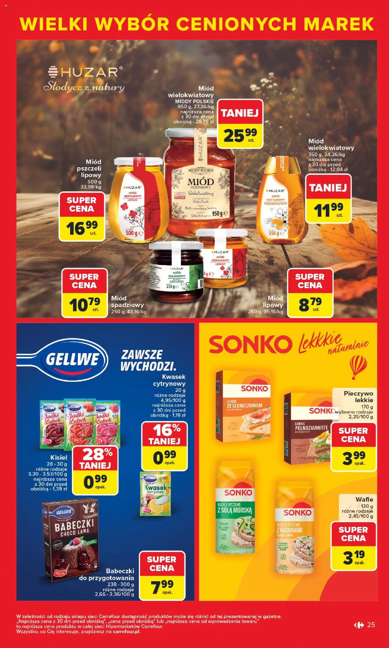 Carrefour Gazetka - Markowe atrakcje cenowe od 27.10.2025 | Strona: 27 | Produkty: Pieczywo, Wafle, Wafle ryżowe, Kwasek cytrynowy