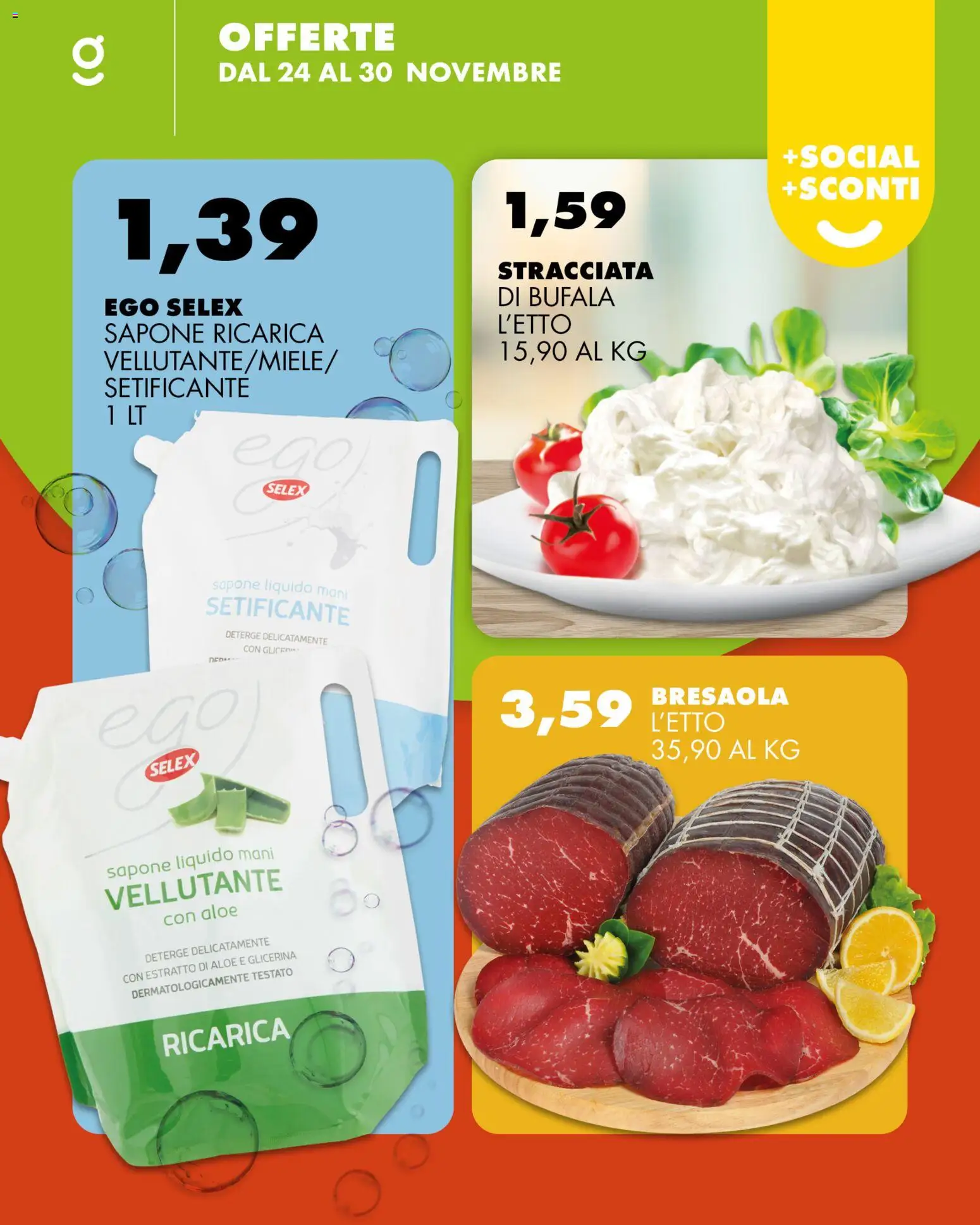 Volantino GECOP del 24.11.2025 | Pagina: 4 | Prodotti: Sapone, Bresaola