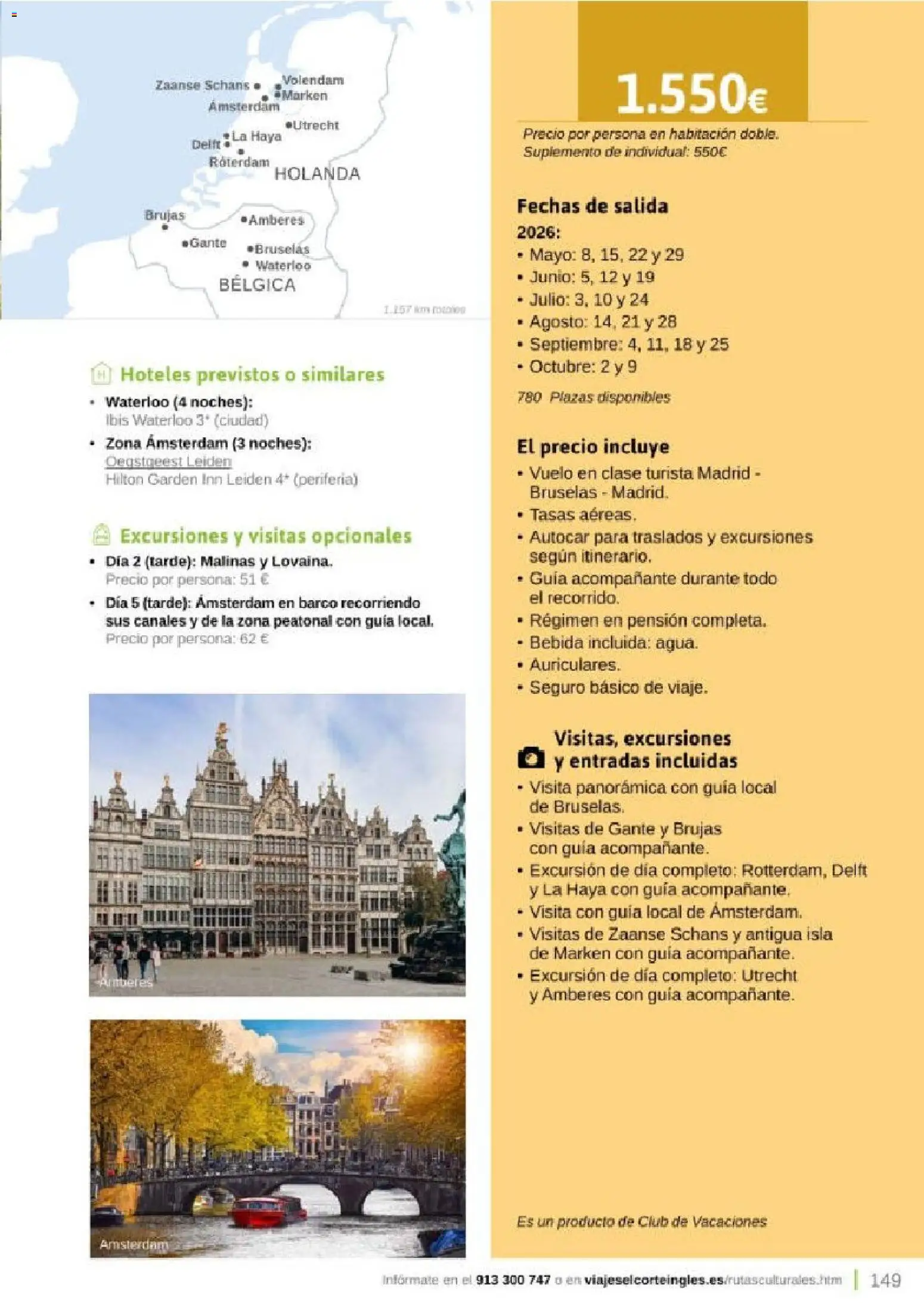 Viajes El Corte Inglés Rutas Culturales de la Comunidad de Madrid │ válido desde el 01.04.2026 | Página: 149
