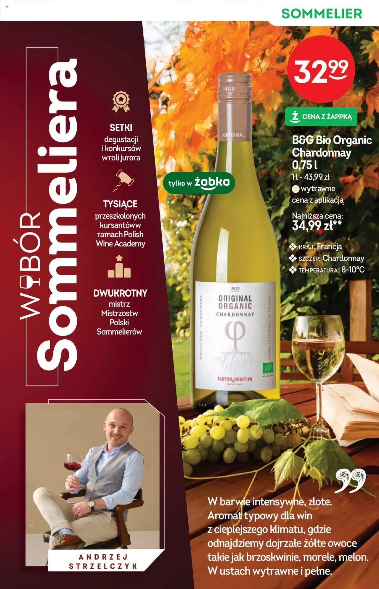 Żabka Gazetka - Katalog Win od 01.10.2025 | Strona: 5 | Produkty: Chardonnay, Owoce