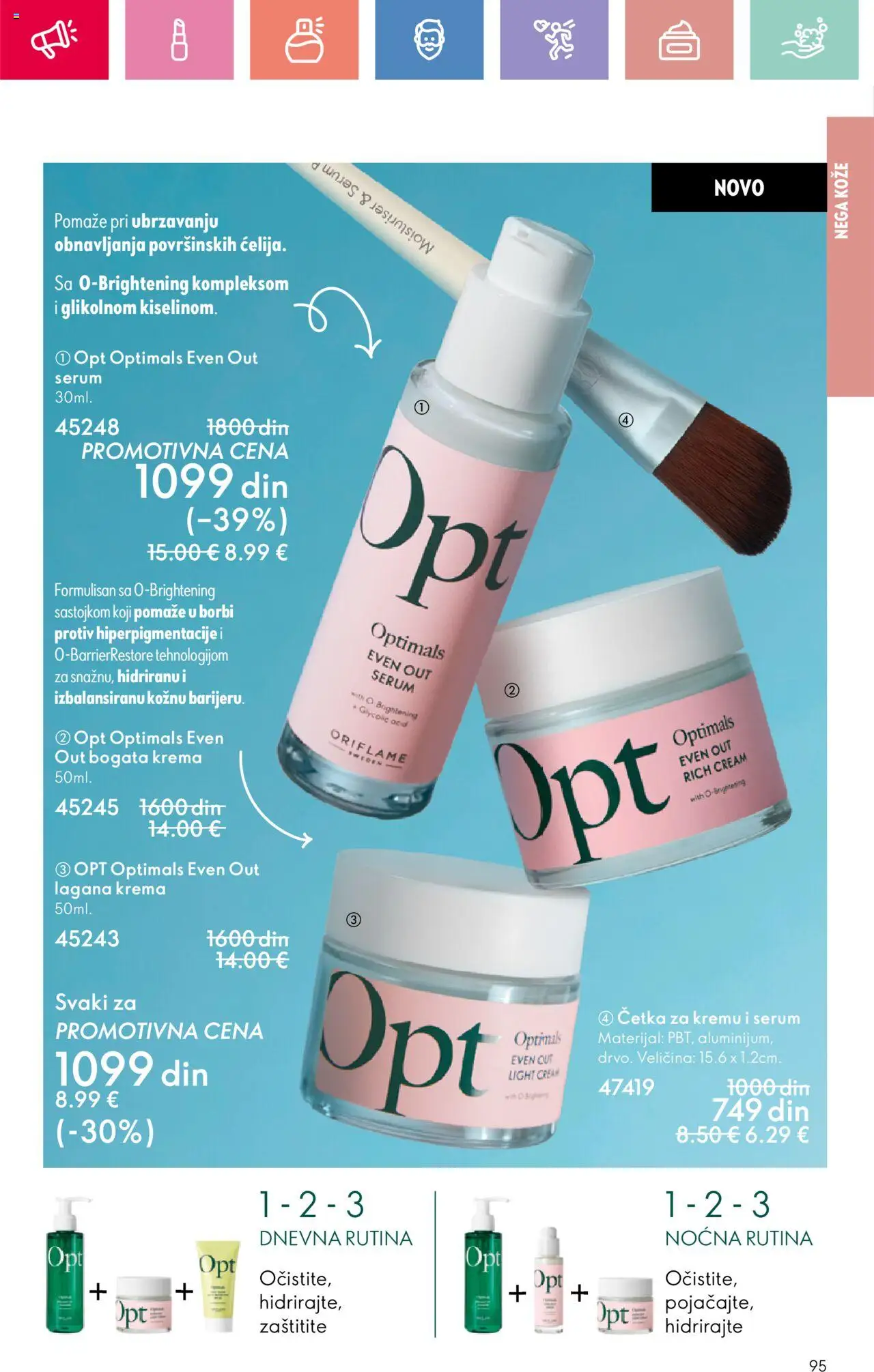 Oriflame katalog - važi od 22.06.2025 | Strana: 95 | Proizvode: Četka, Krema