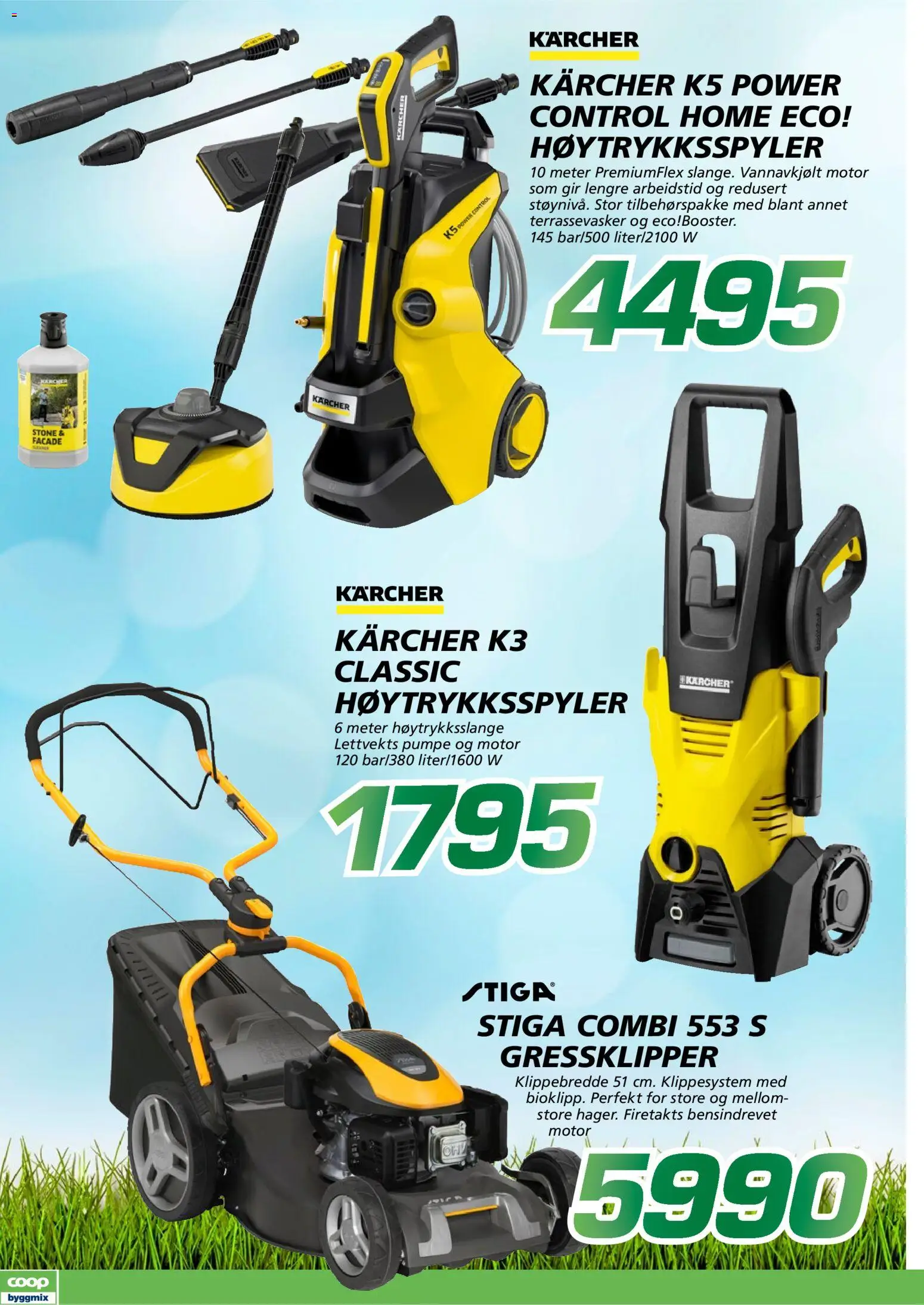 {H1} | Side: 6 | Produkter: Pumpe, Champagne, Gressklipper