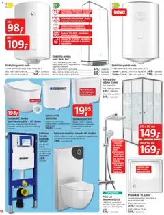 Bauhaus katalog akcije – veljaven od 18.03.2026 | Stran: 18 | Izdelki: Prha, WC školjka, WC deska, Grelnik vode