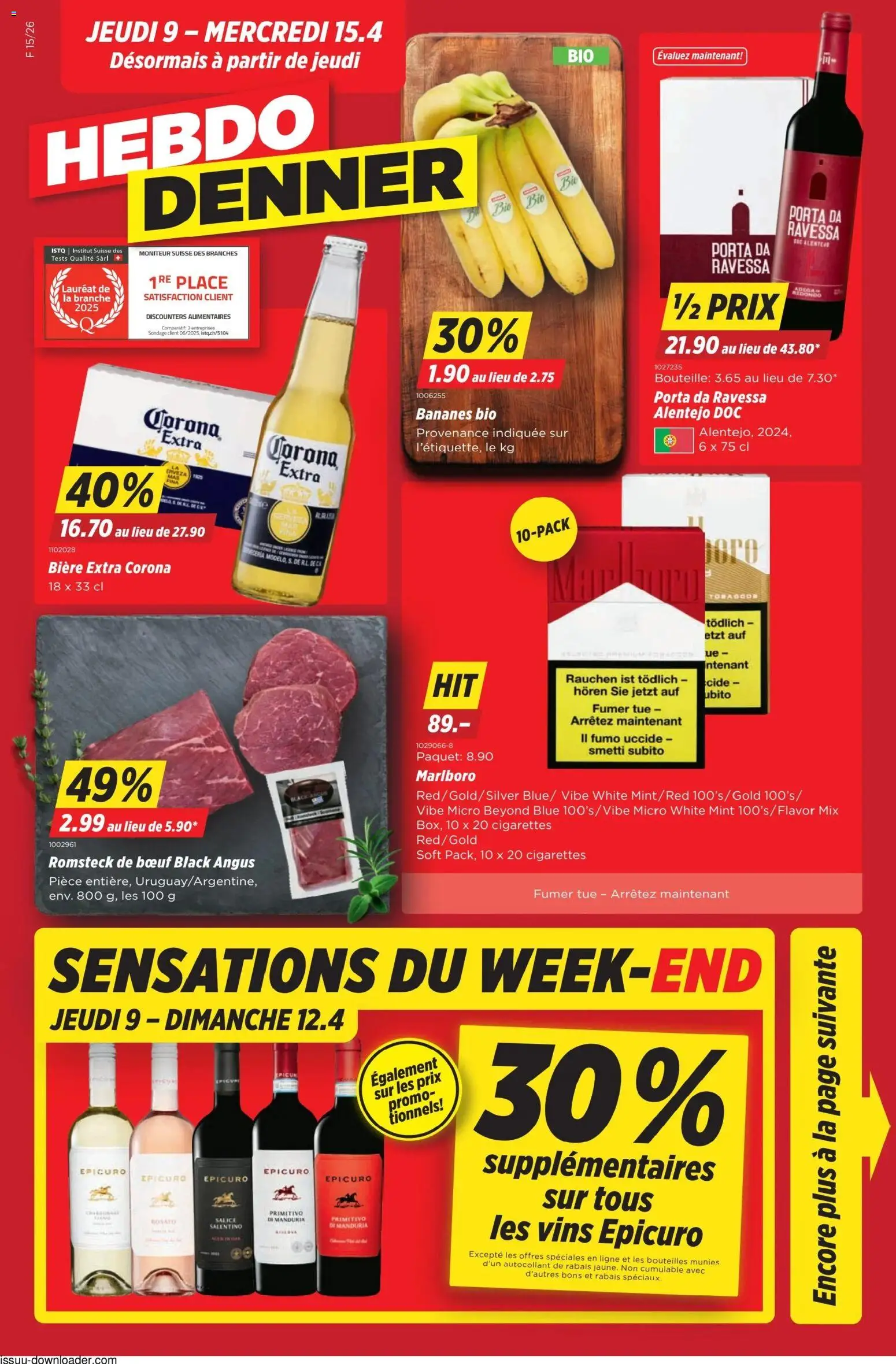 Denner aktionen FR – gültig ab 09.04.2026 | Seite: 1