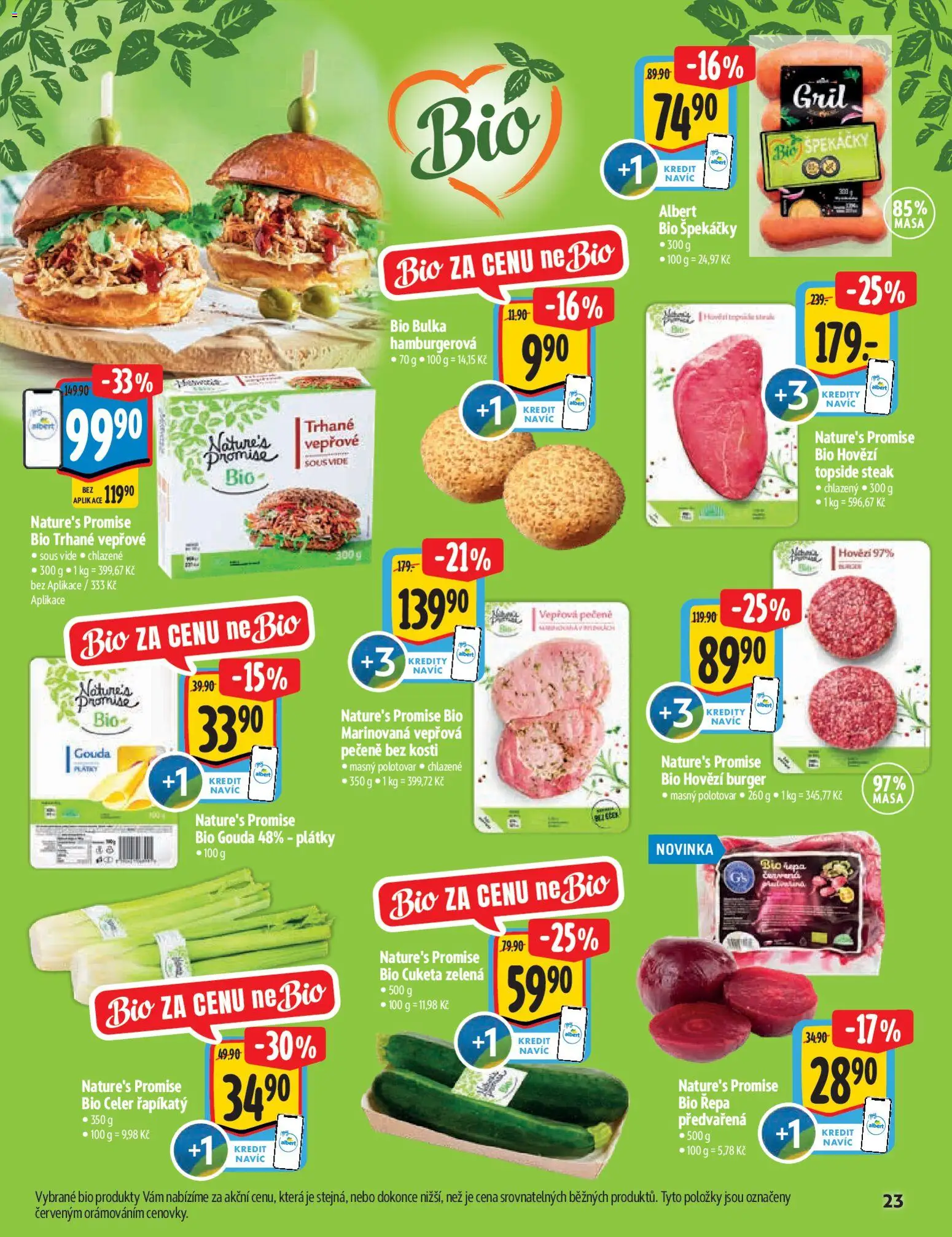 Albert katalog od 07.04.2026 | Strana: 23 | Produkty: Gouda, Vepřová pečeně, Sous vide, Steak