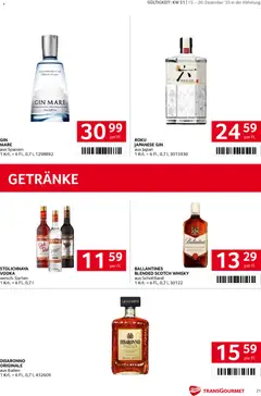 Transgourmet Flugblatt ab 15.12.2025 gültig | Seite: 20 | Produkte: Gin