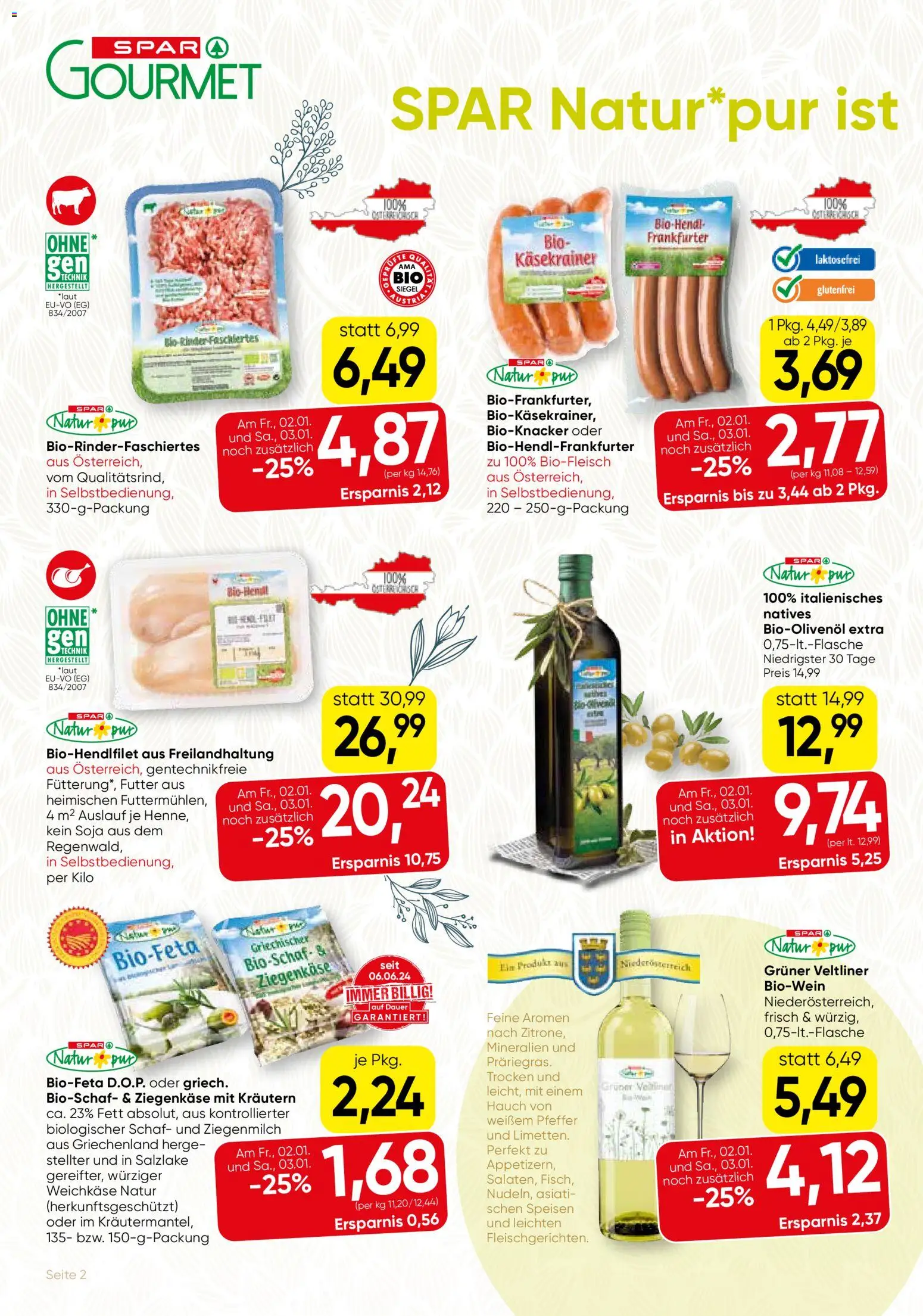 SPAR Gourmet Flugblatt - Burgenland gültig ab 02.01.2026 | Seite: 2 | Produkte: Pfeffer