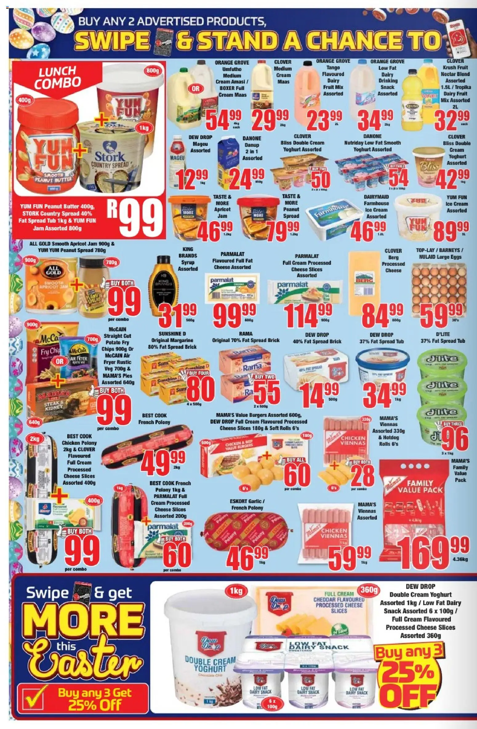 New Boxer catalogue – valid from 23.03.2026 | Page: 4 | Products: Butter, Yogurt, Eggs, Margarine