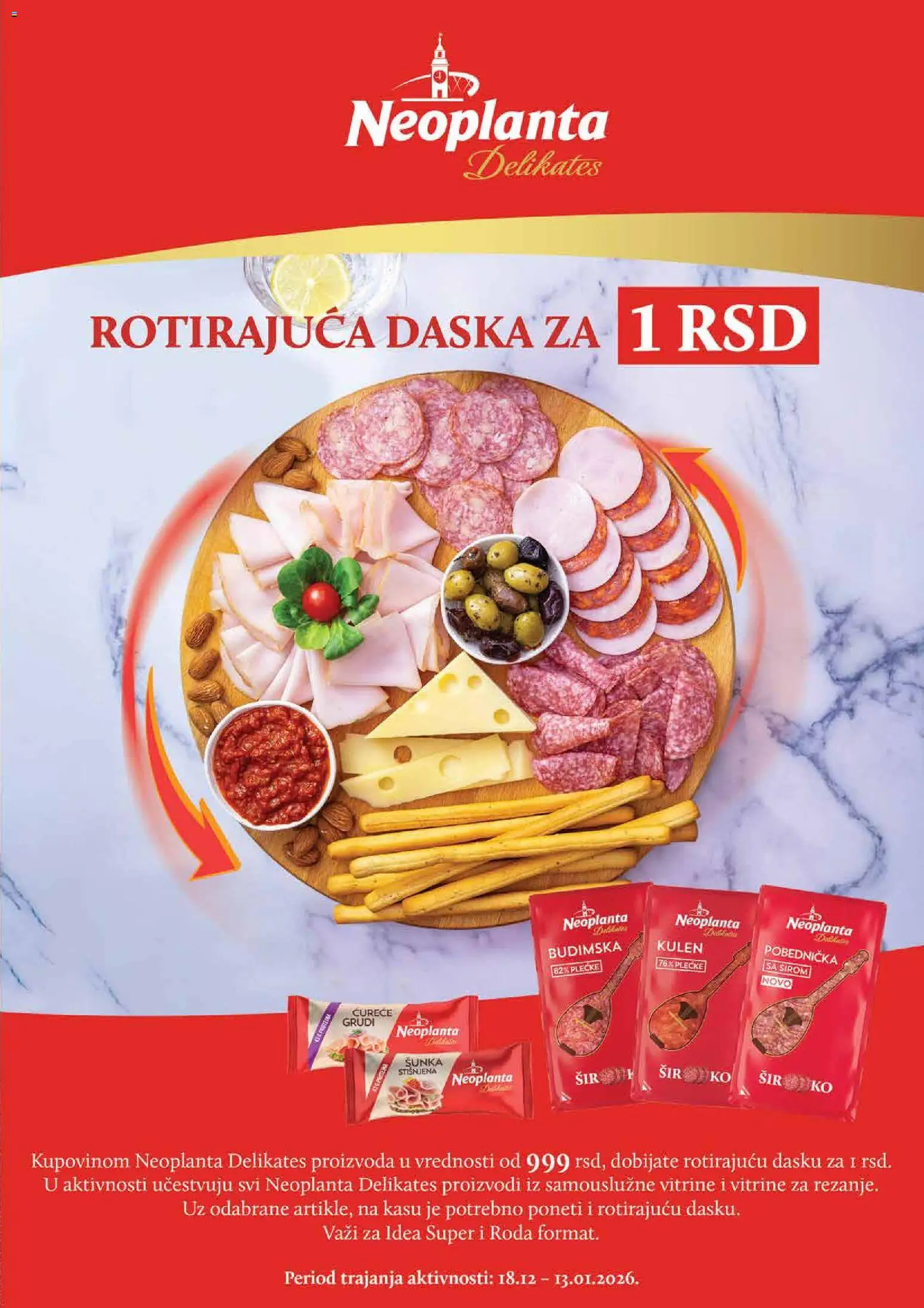 Roda katalog - važi od 25.12.2025 | Strana: 9 | Proizvode: Kulen, Sir, Šunka