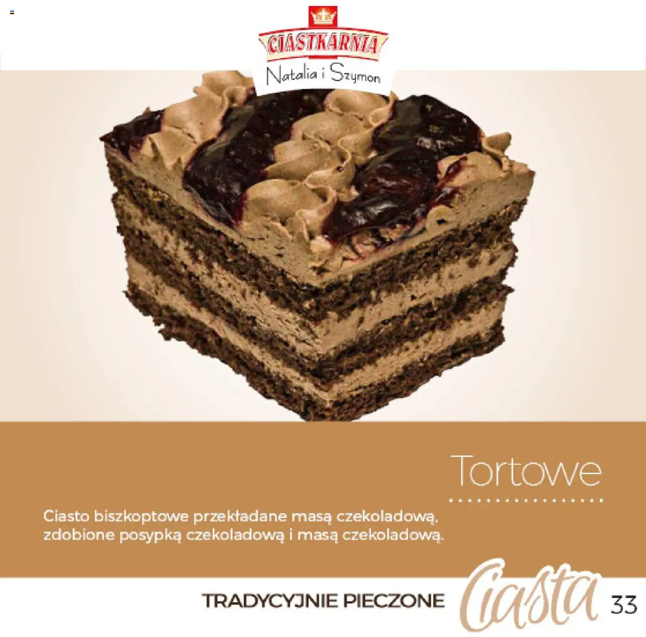 Topaz Gazetka - Ciast od 04.06.2025 | Strona: 33 | Produkty: Ciasto