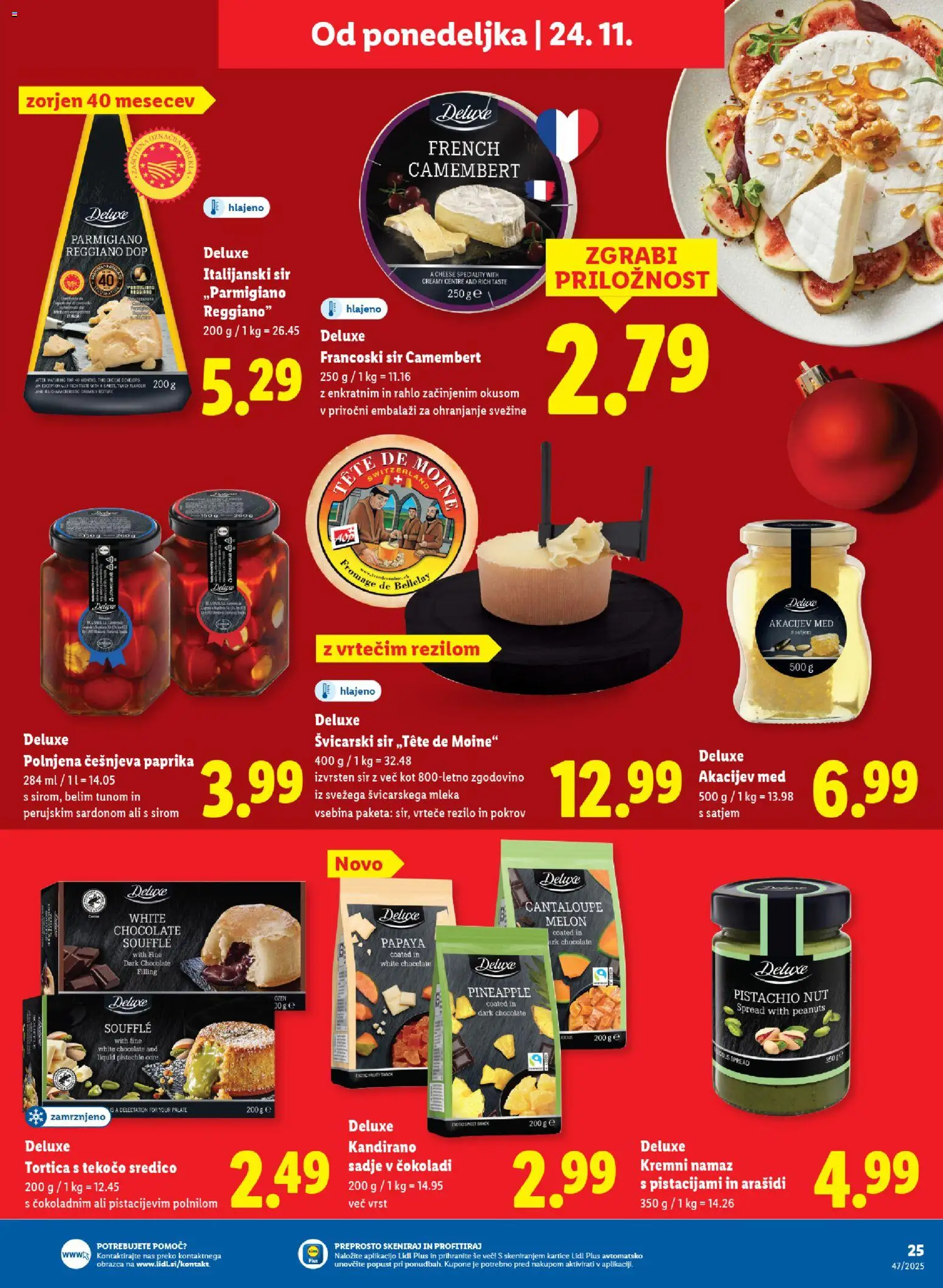 Novi Lidl katalog ponudbe – veljaven od 24.11.2025 | Stran: 35 | Izdelki: Paprika, Arašidi, Namaz, Sadje