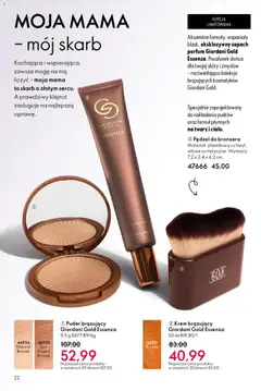 Pogląd oferty "Oriflame Katalog 7 2026" - ważna od 06.05.2026 | Strona: 22 | Produkty: Pędzel, Zapach, Puder, Krem