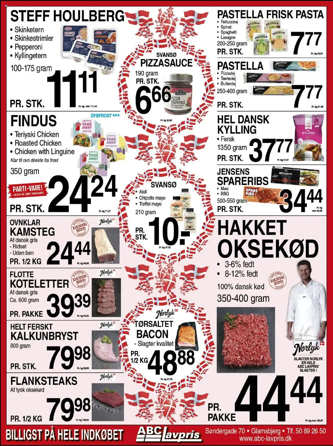 Abc Lavpris tilbudsavis – gyldig fra 03.09.2025 | Side: 3 | Produkter: Butterdej, Koteletter, Carpete, Basilikum