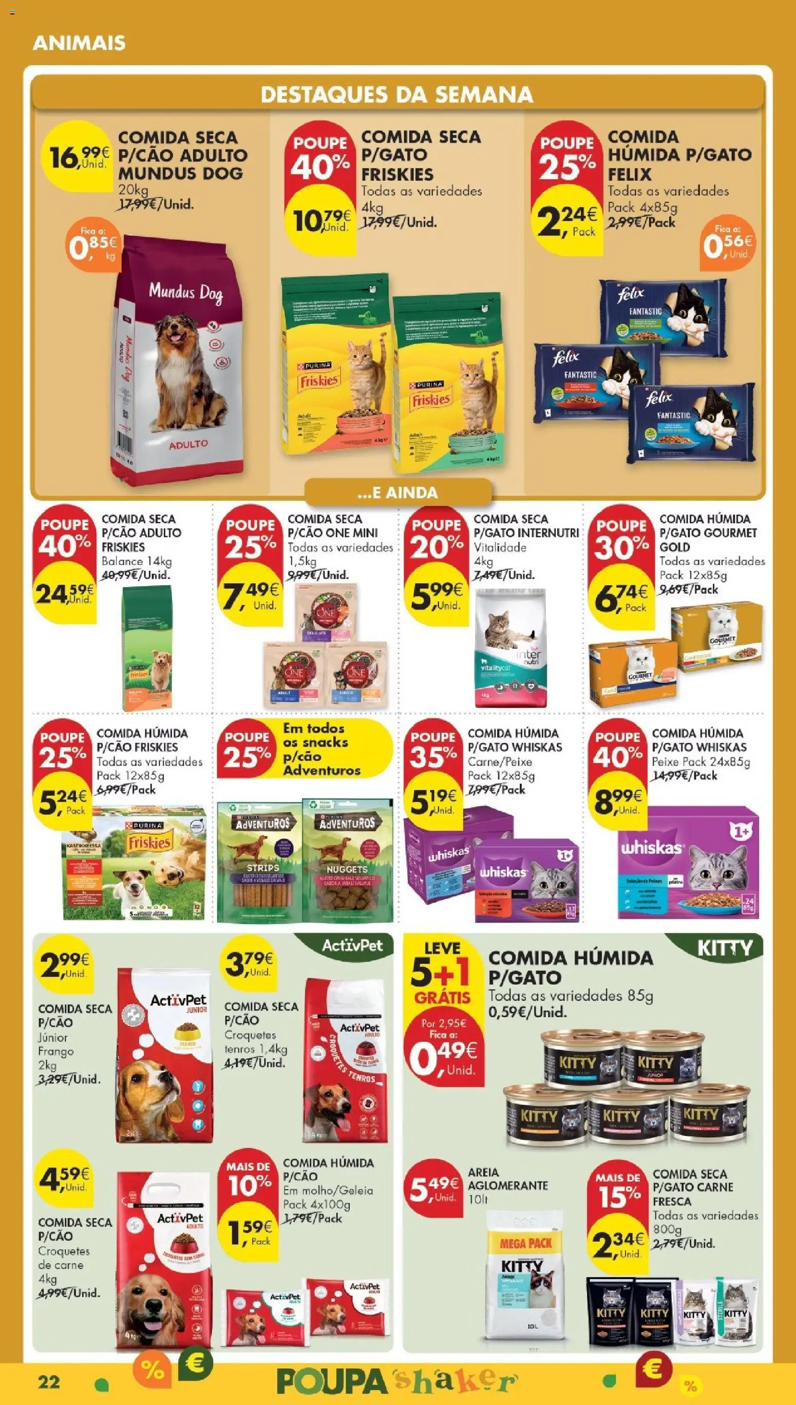 Pingo Doce Poupe Esta Semana Madeira │ válido de 03.03.2026 | Página: 22 | Produtos: Areia, Peixe, Carne, Nuggets