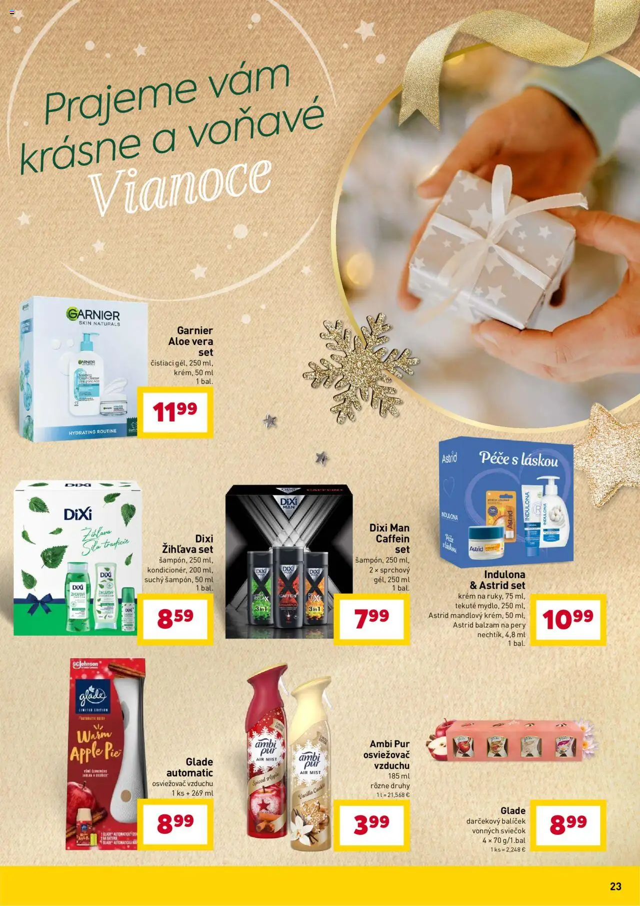 Nové Billa akcie – leták je platný od 15.10.2025 | Strana: 23 | Produkty: Osviežovač vzduchu, Krém, Indulona