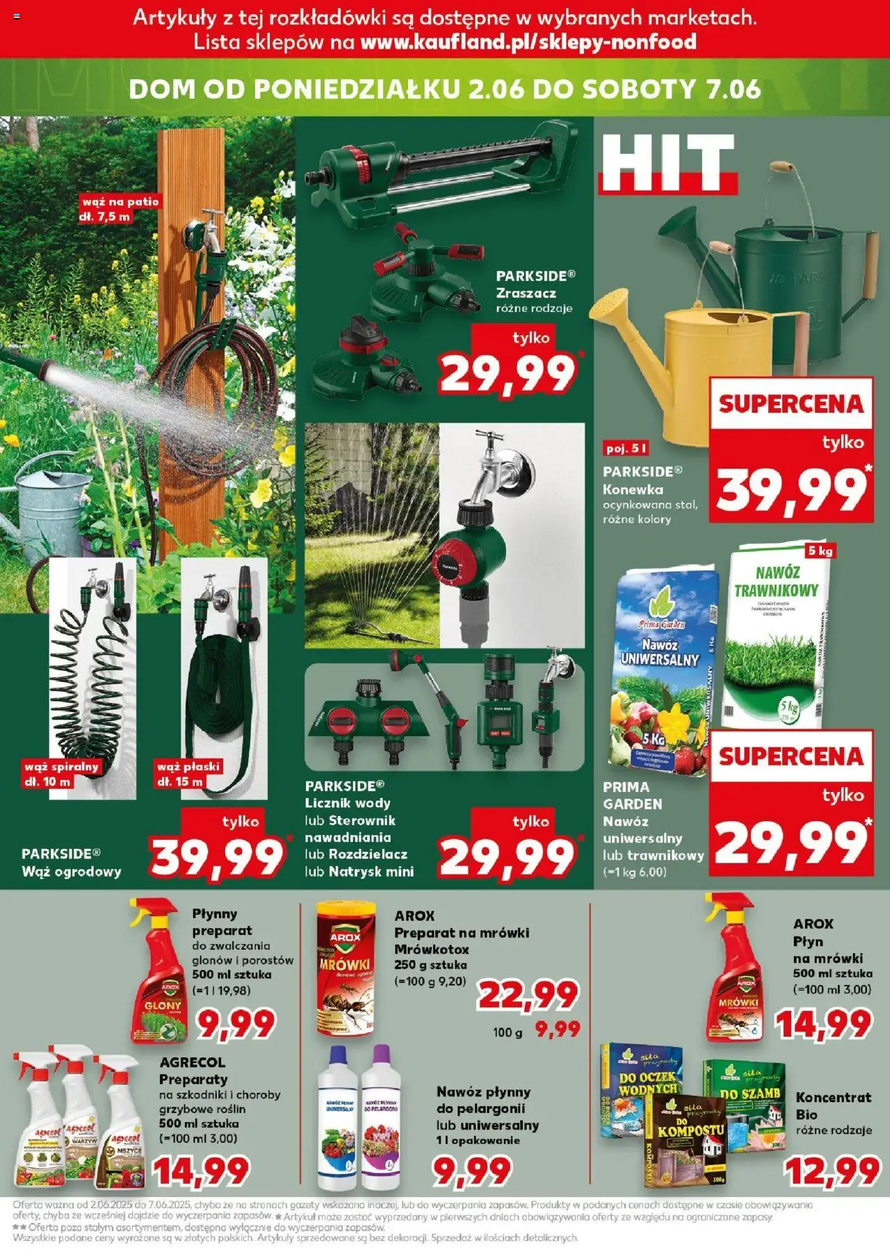 Kaufland gazetka - Mega okazje od 29.05.2025 | Strona: 19 | Produkty: Wąż ogrodowy, Starter