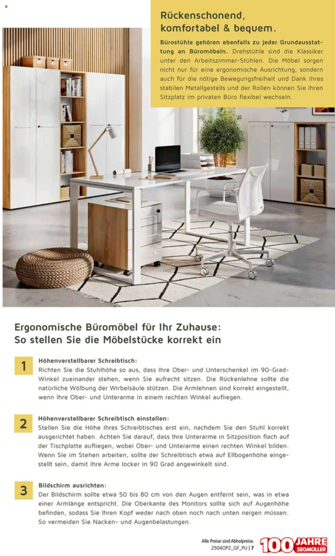 Segmüller - Büro Spezial - gültig ab dem 29.03.2025 | Seite: 7 | Produkte: Stuhl, Bildschirm