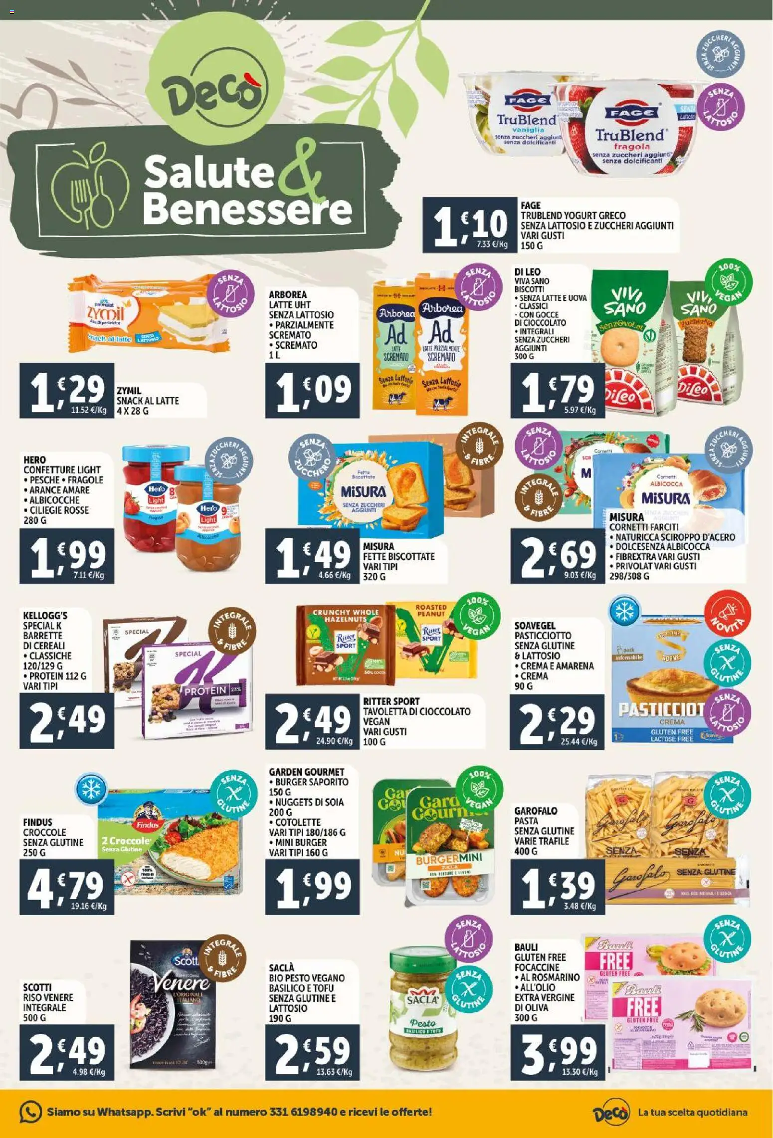 Volantino Decò del 20.01.2026 | Pagina: 17 | Prodotti: Pasta senza glutine, Cereali, Fette biscottate, Amarena