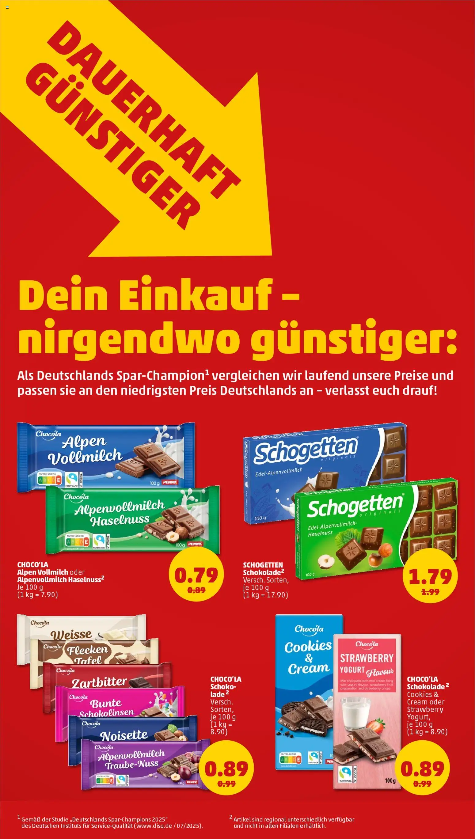 Penny Prospekt 	 – gültig ab 20.04.2026 | Seite: 2 | Produkte: Schokolade, Schogetten