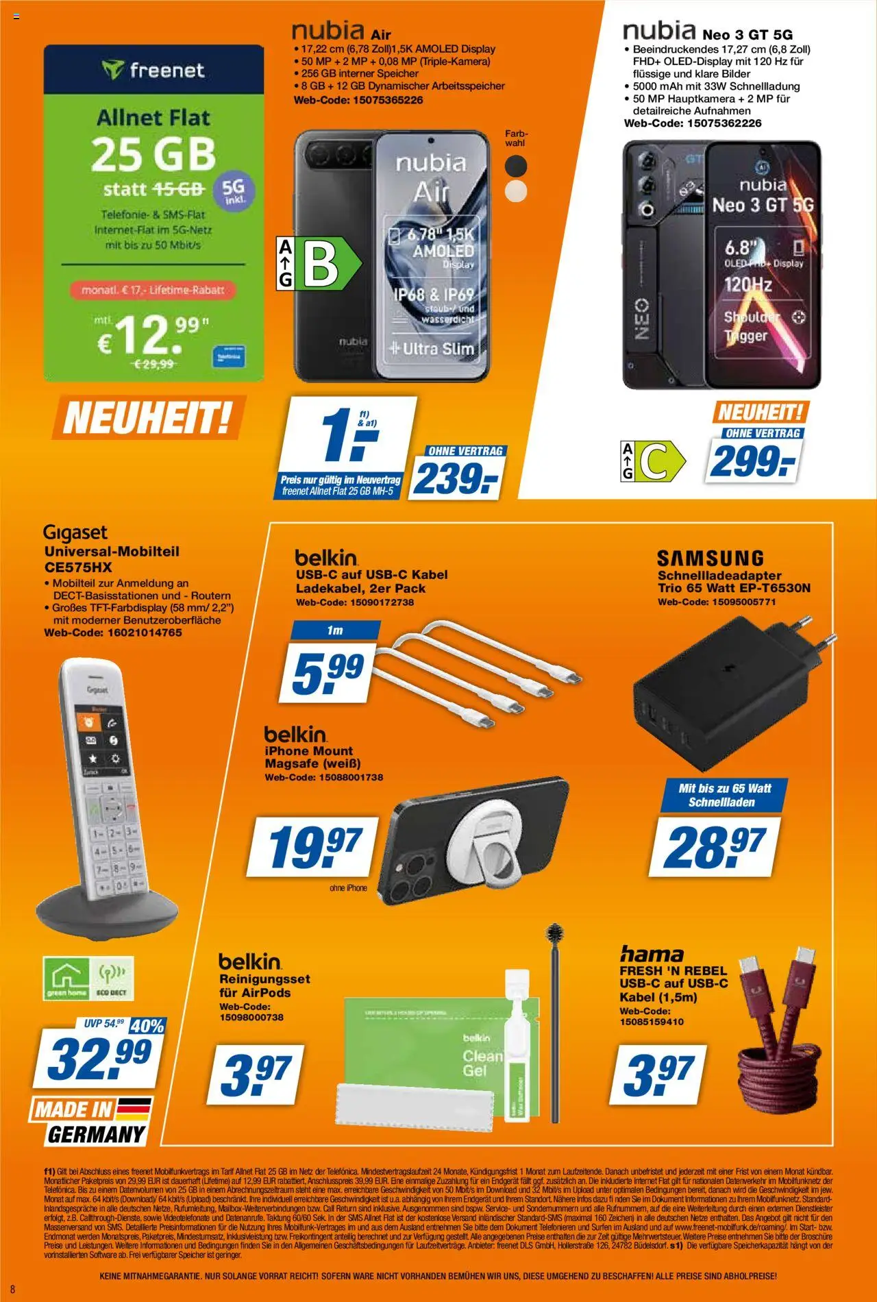 Expert Prospekt 	 – gültig ab 19.09.2025 | Seite: 8 | Produkte: Airpods, Samsung, Iphone, Bilder