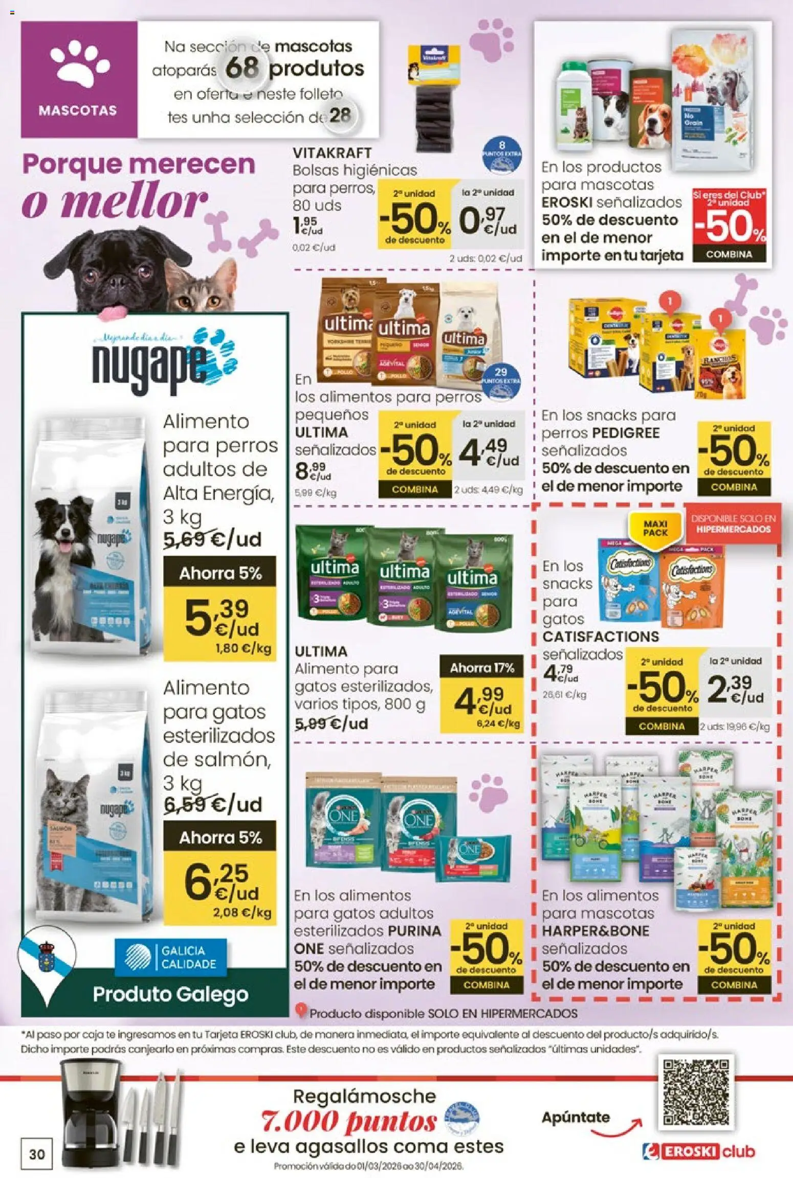 Eroski Quieres ahorrar conmigo │ válido desde el 16.04.2026 | Página: 30 | Productos: Té, Κούβα, Caja