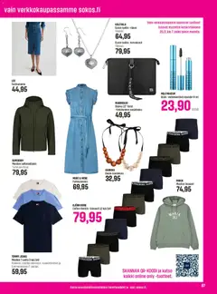 Sokos-mainoslehti voimassa 25.03.2026 alkaen | Sivu: 87 | Tuotteet: Ripsiväri, T-paita, Huppari, Bokserit