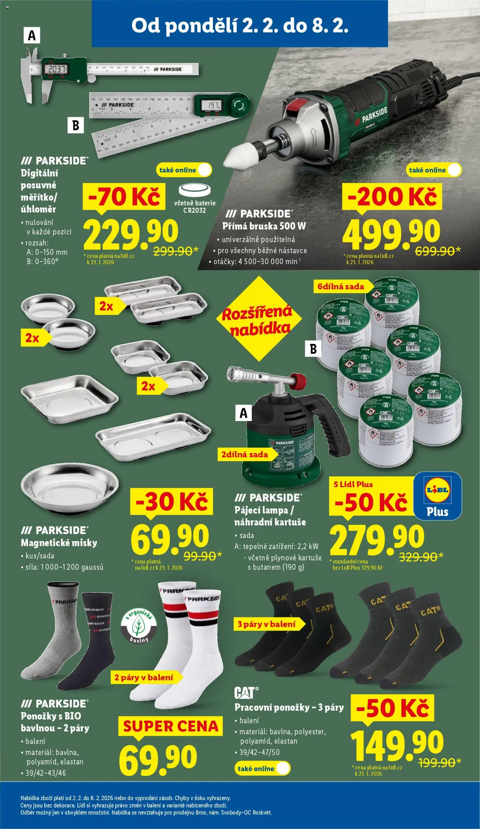 Lidl leták od 02.02.2026 | Strana: 37 | Produkty: Parkside, Bruska, Přímá bruska, Baterie